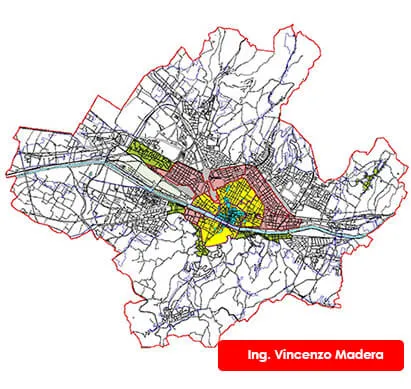 Zone omogenee urbanistiche A B C D E F