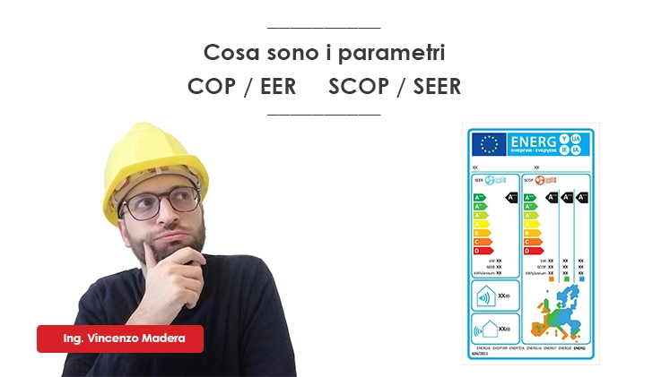 COP EER SCOP SEER climatizzatori pompe di calore condizionatori vincenzo madera