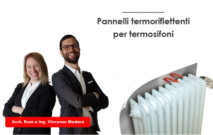 Pannello termoriflettente per termosifoni