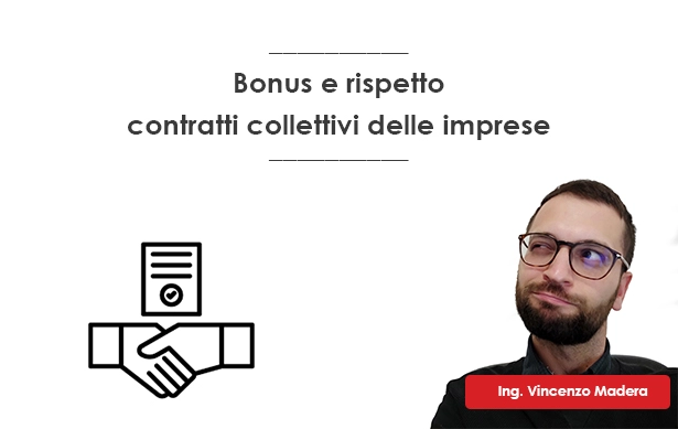 Superbonus bonus ordinari e rispetto contratto collettivi