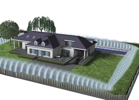 barriera a microonde antifurto perimetrale