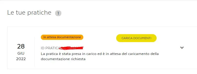 caricamento poste cessione