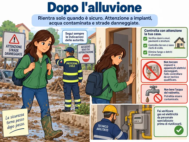 cosa fare dopo lalluvione