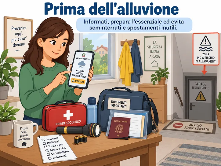 cosa fare prima dellalluvione