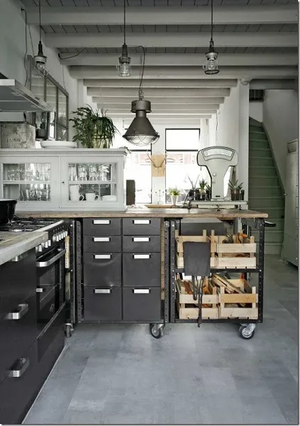 cucine idee industriali