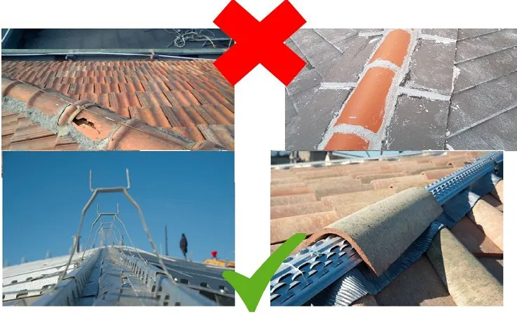 ventilazione tetto colmo