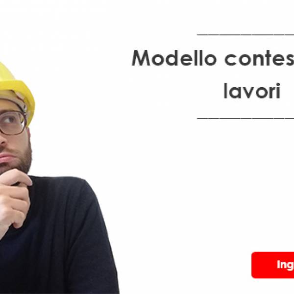 Modello contestazione lavori impresa - direzione lavori